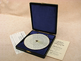 Fowler's Jubilee Magnum Extra Long Scale calculator in presentation case